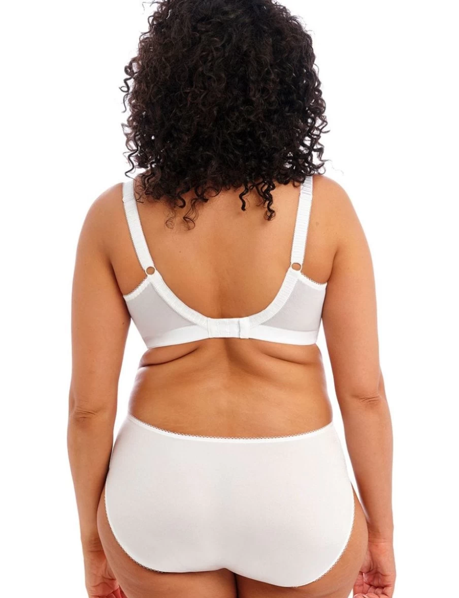 Elomi Cate Wireless Bra in White - Full Support Comfort Fit