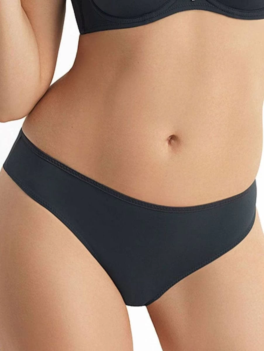 Corin Virginia Free Cut Thong - Black Lingerie for Women