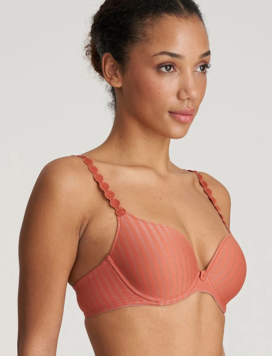 Marie Jo Laventure Tom Heart Shaped Padded Bra in Salted Caramel