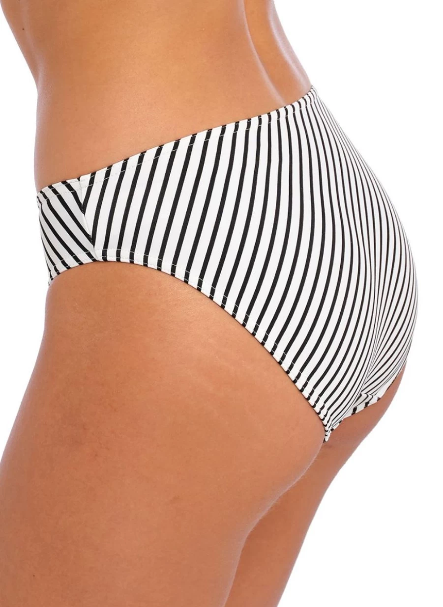 Freya Striped Black Bikini Brief - Jewel Cove Collection