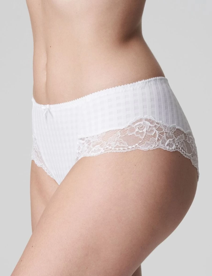 Prima Donna Madison High-Waisted Hotpants in White | Luxury Women's Shorts