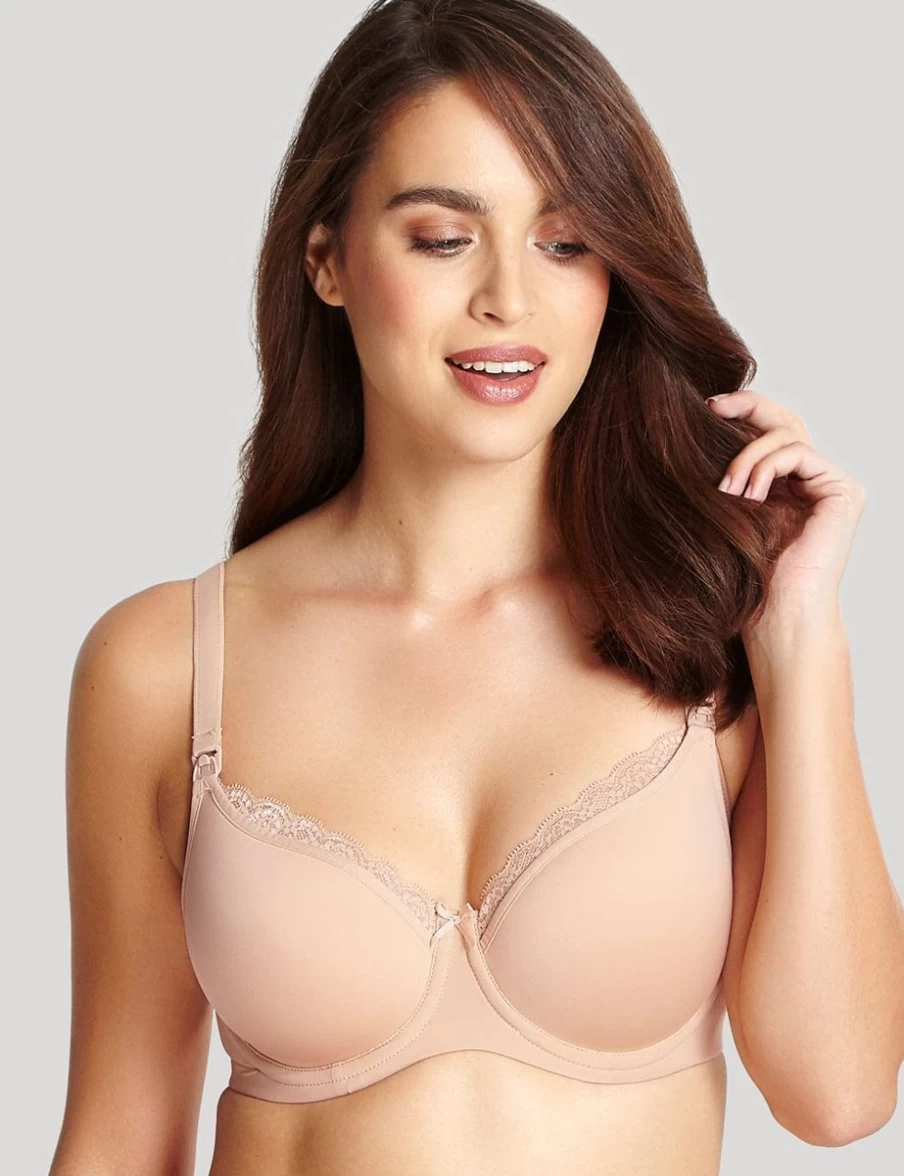 Panache Eleanor Nursing Bra with Moulded Spacer Cups in Latte for Comfort and Support