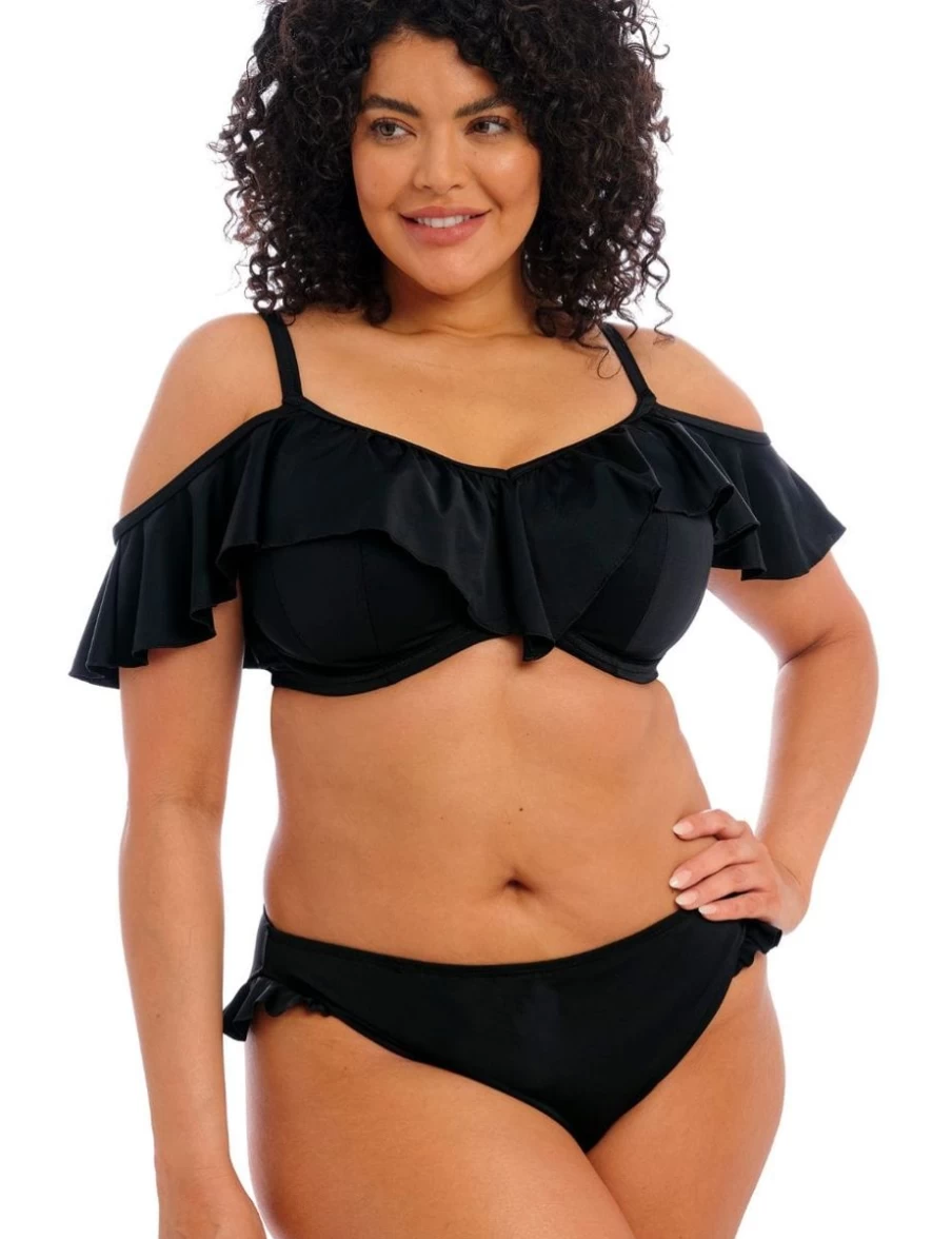 Elomi Plain Sailing Underwire Bikini Top in Black for Women