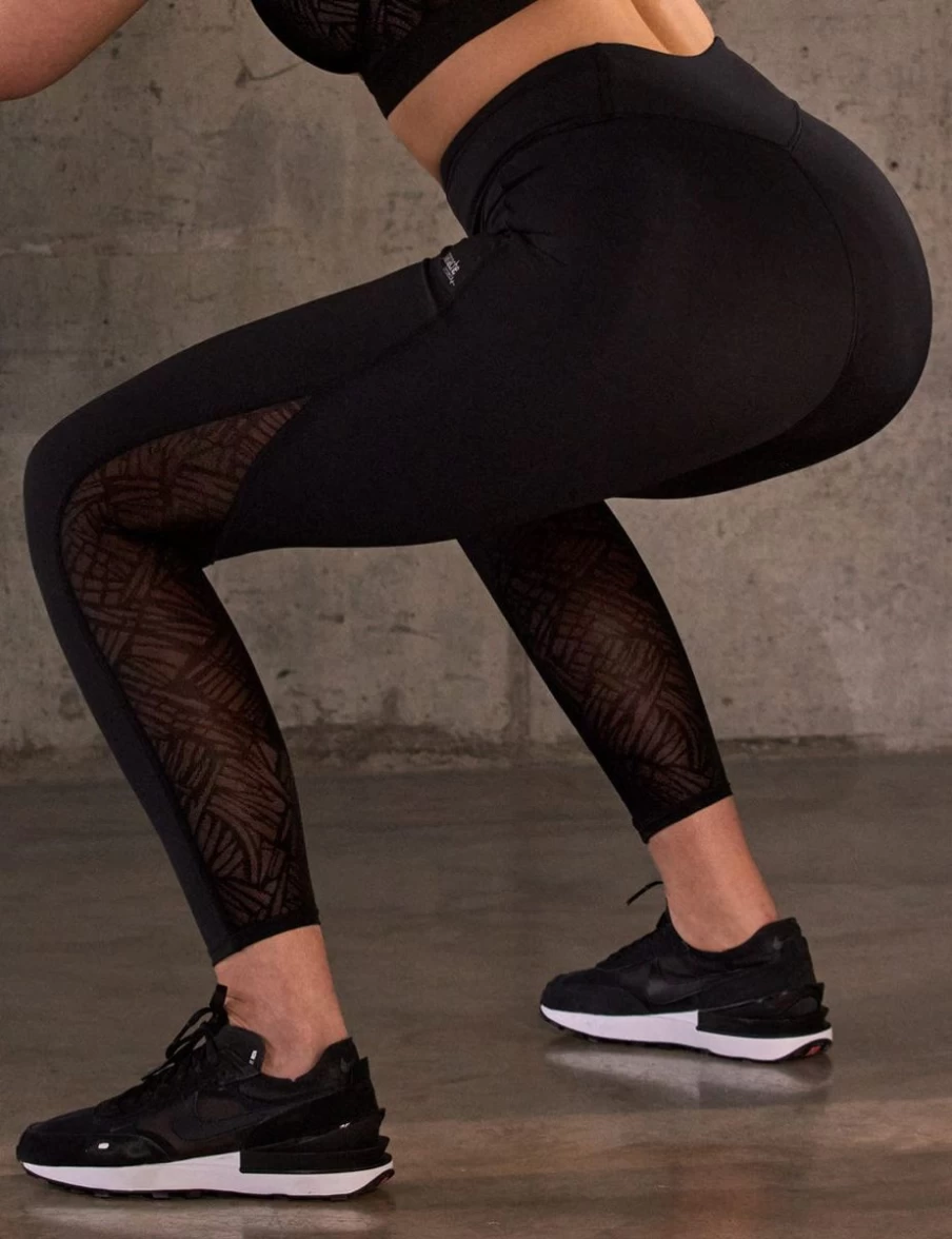 Panache Ultra Adapt High Waist Full-Length Black Leggings for Women - Comfort & Support