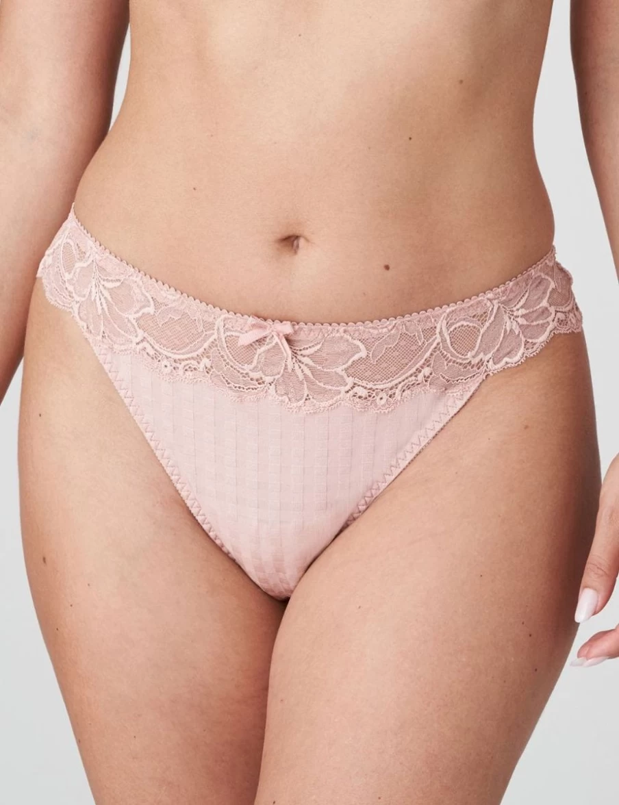 Prima Donna Madison Thong in Powder Rose | Luxury Women's Underwear