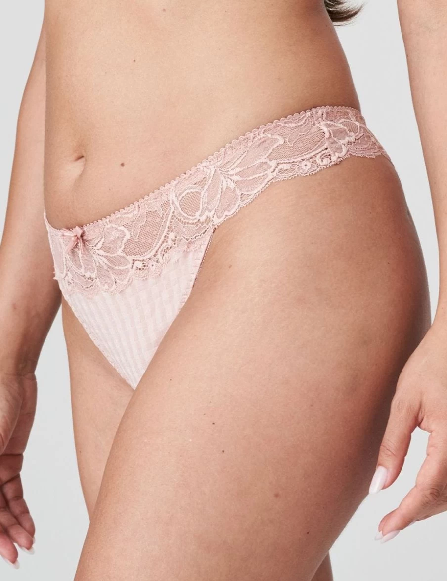 Prima Donna Madison Thong in Powder Rose | Luxury Women's Underwear