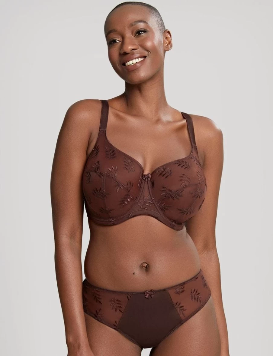 Panache Tango Balconnet Bra in Nutmeg | Supportive Full Cup Lace Underwire Bra