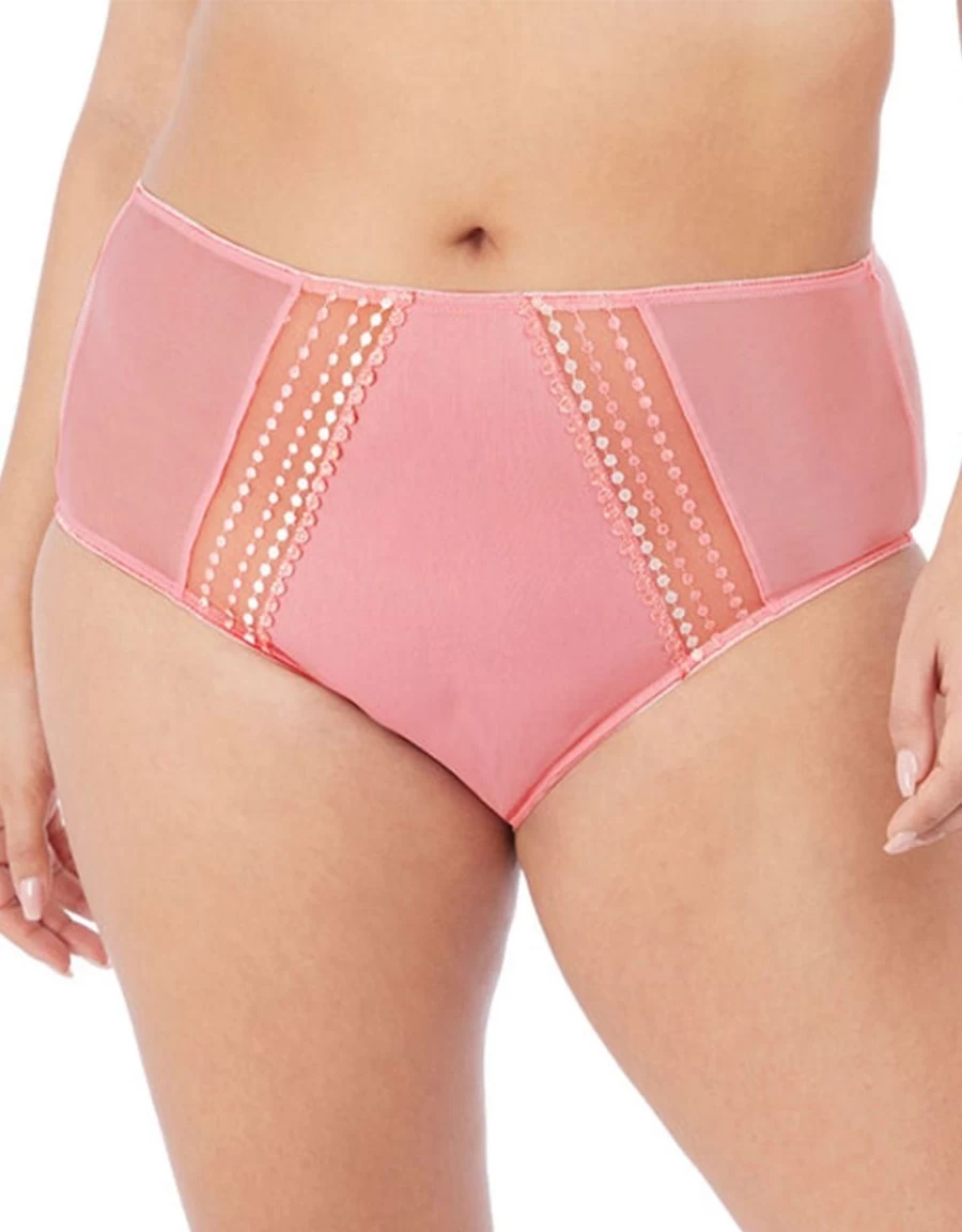 Elomi Matilda Full Brief Rose - Supportive Plus Size Women's Underwear in Soft Rose Color