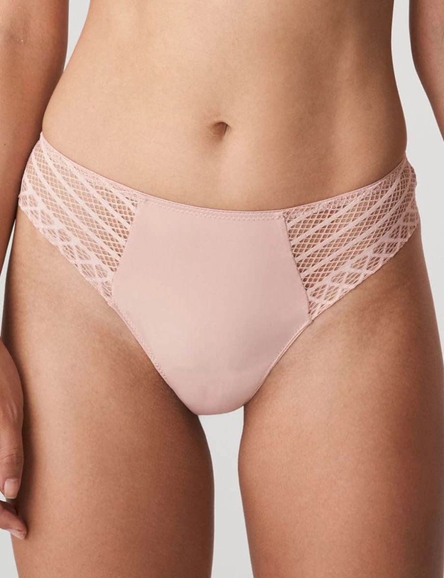 Prima Donna Twist East End Thong in Powder Rose | Luxury Women's Underwear