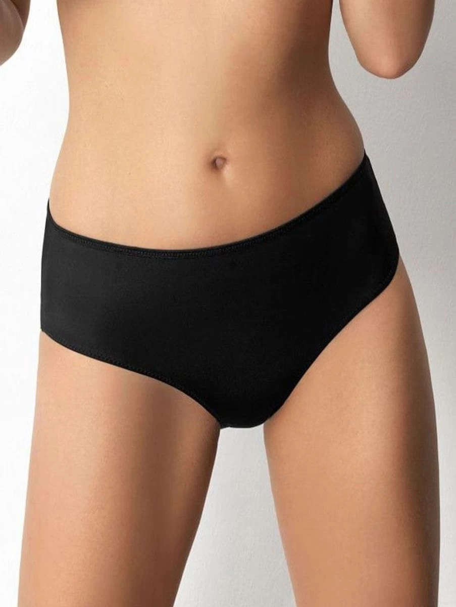 Corin Virginia Black Free Cut Deep Brief Underwear for Women