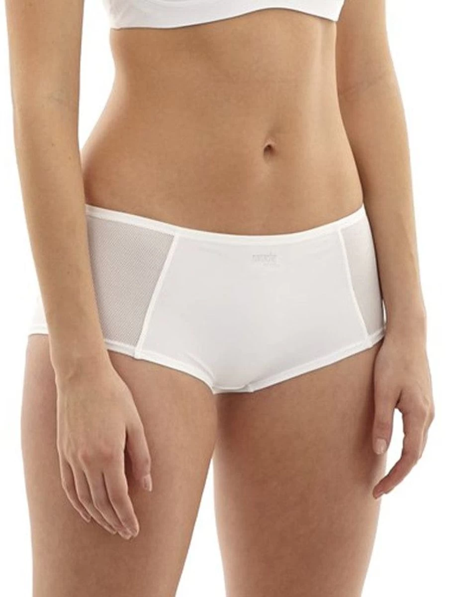 Panache Women's White Sports Shorts - High-Waisted Comfort & Breathable Activewear