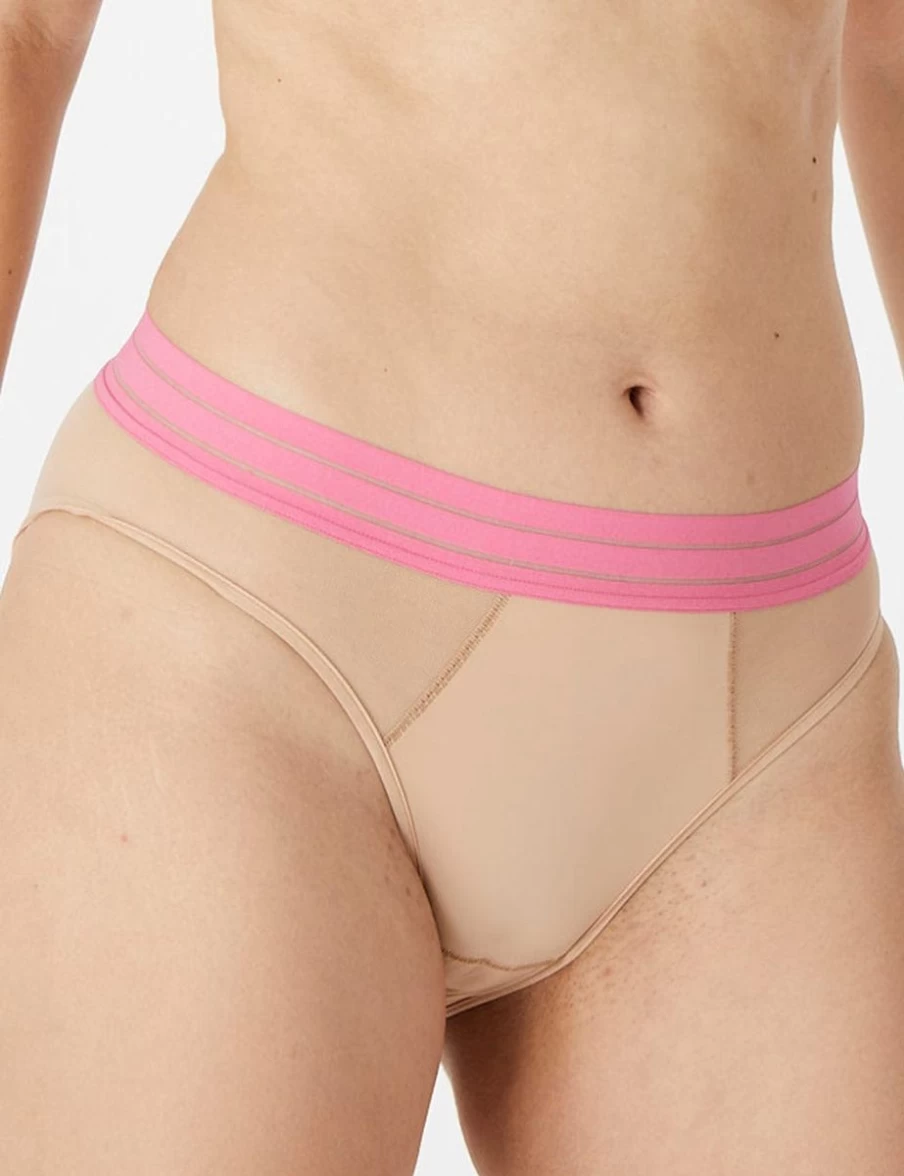 Maison Lejaby Nufit Fluo Bikini Brief - Pink Skin Women's Underwear