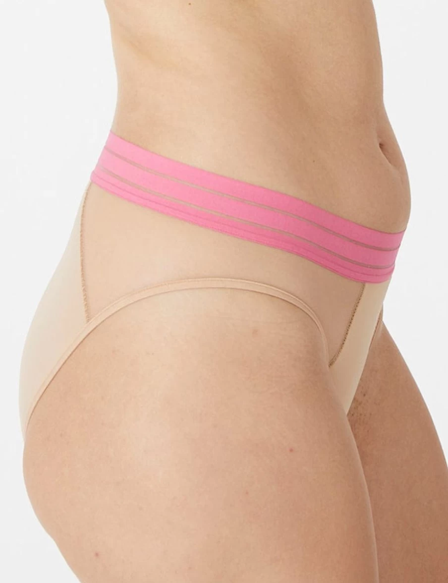 Maison Lejaby Nufit Fluo Bikini Brief - Pink Skin Women's Underwear