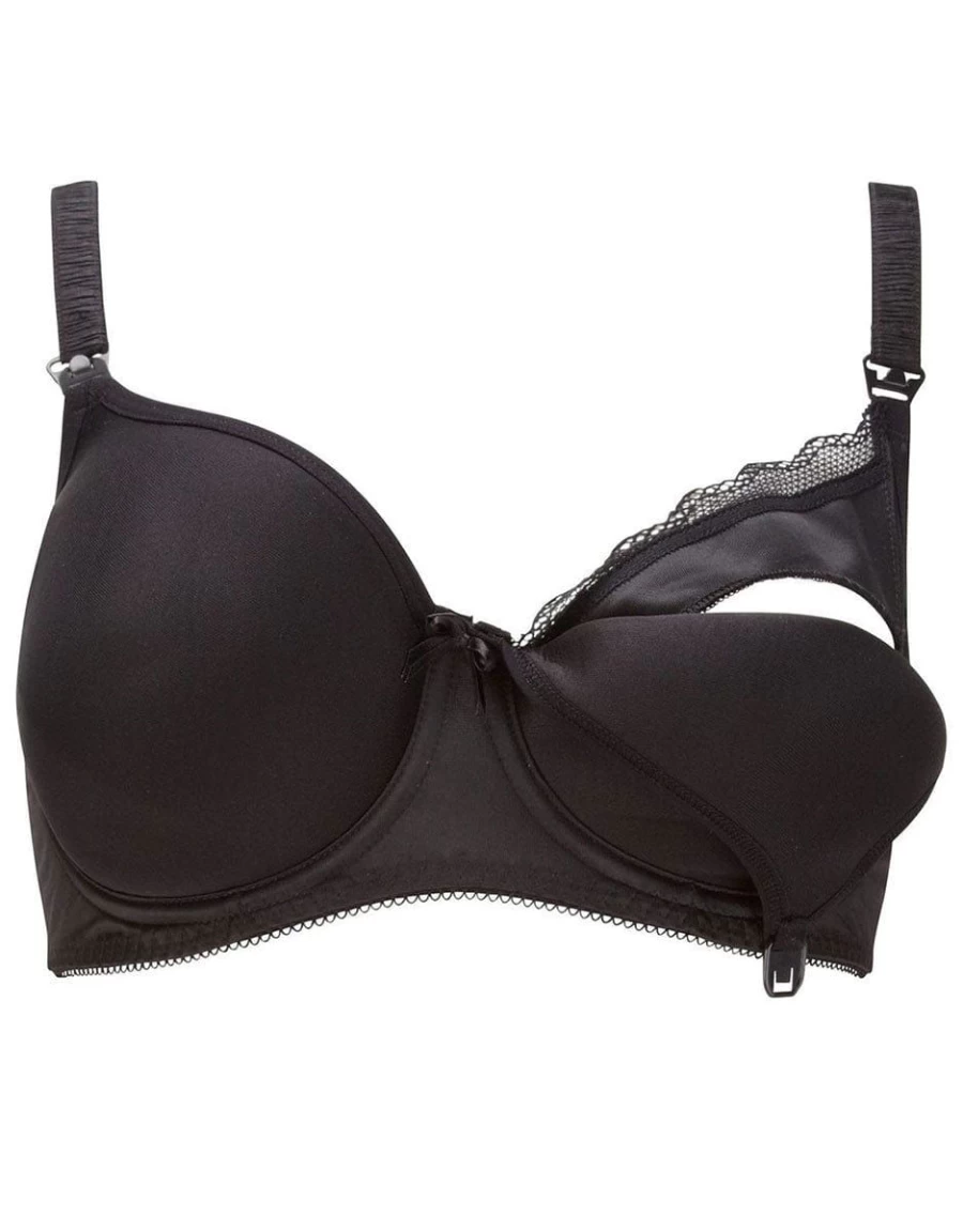Freya Pure Nursing Bra - Comfortable Maternity & Nursing Bra in Black