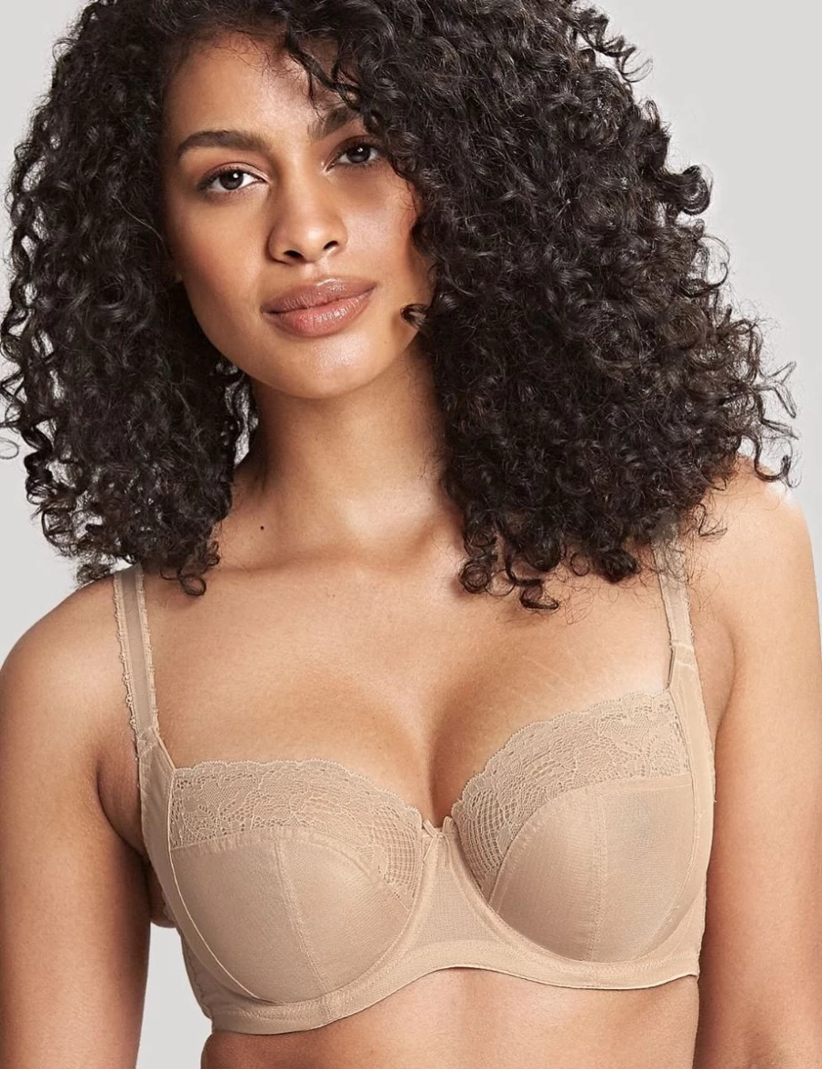 Panache Jasmine Balconnet Bra in Caramel - Supportive Balcony Bra by Panache
