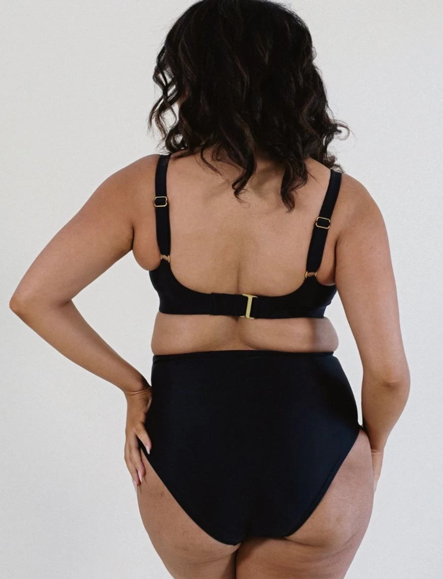Marvell Lane Emelie Black Bikini Top for Women - Stylish Swimwear