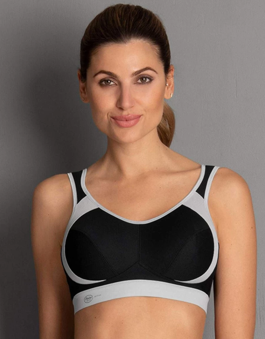 Anita Extreme Control Sports Bra - High Support Activewear for Women - Black