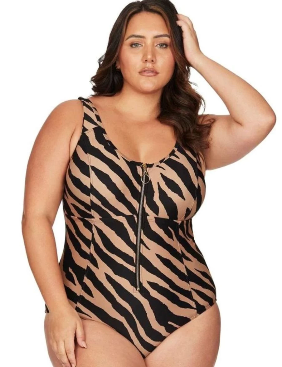Artesands Ben Galay Fuseli Animal Print One Piece Swimsuit