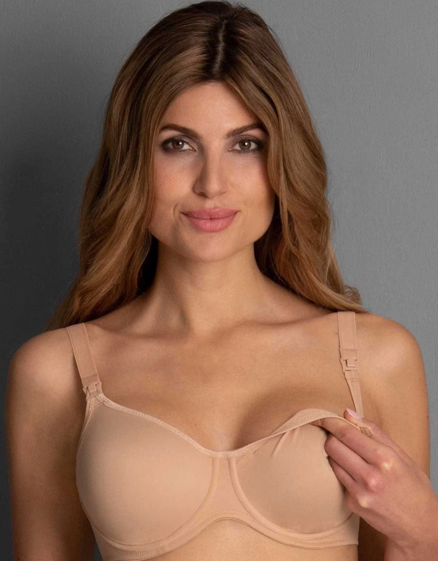 Anita Basic Microfibre Underwire Nursing Bra - Comfortable & Supportive Maternity Bra for Breastfeeding