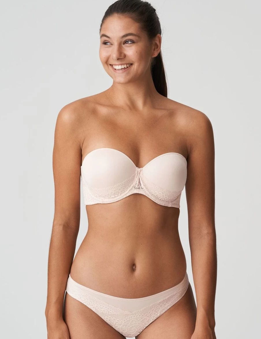 Prima Donna Twist I Do Silky Tan Strapless Padded Bra for Comfort and Support