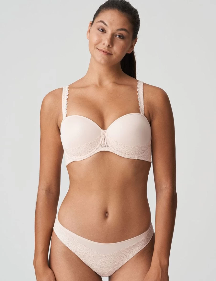 Prima Donna Twist I Do Silky Tan Strapless Padded Bra for Comfort and Support