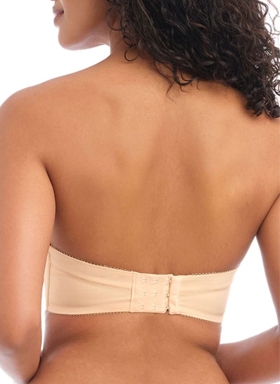 Freya Deco Strapless Bra in Nude - Supportive Wireless T-Shirt Bra for Women