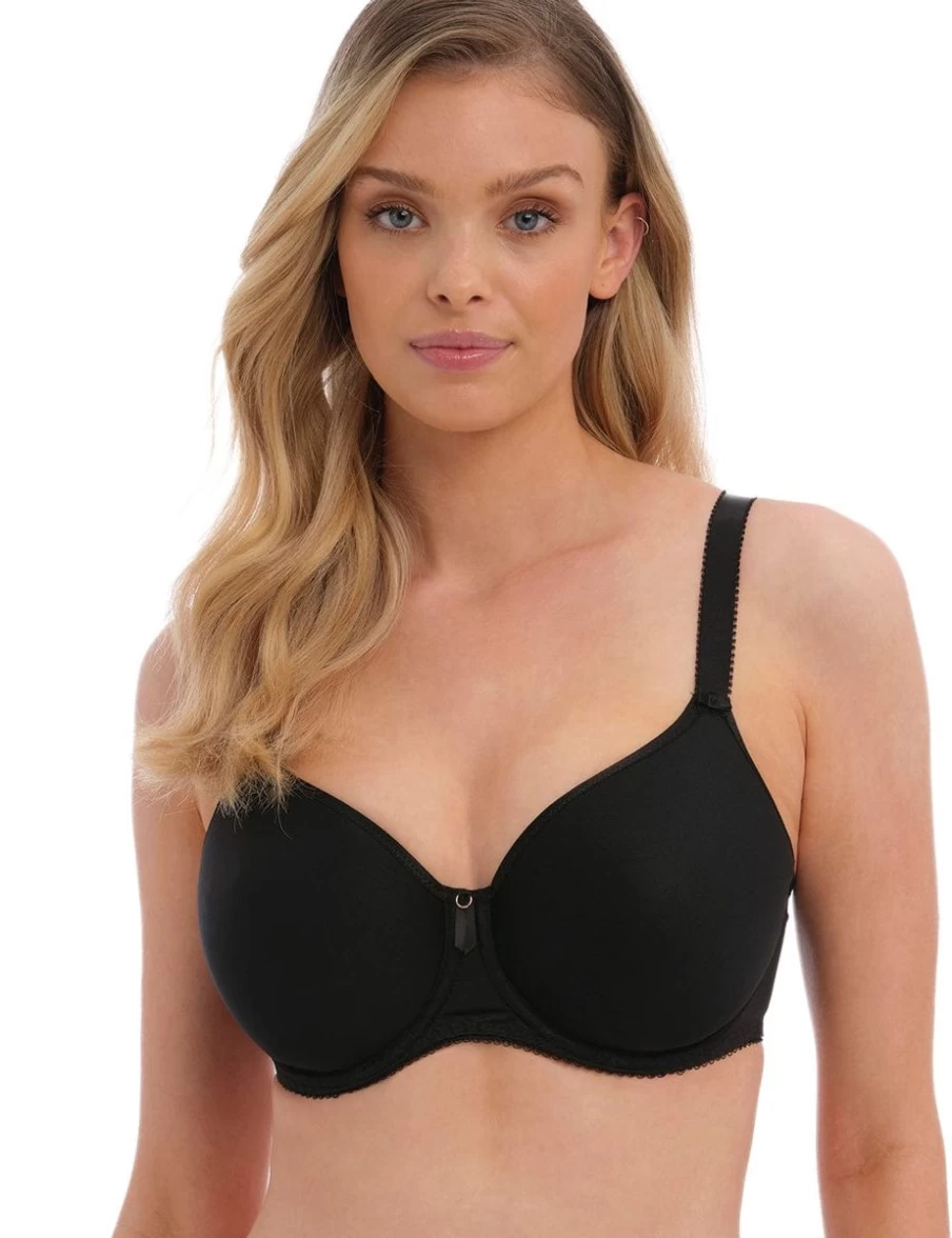 Fantasie Rebecca Essentials Spacer Bra - Moulded Cup, Comfort Fit, Black
