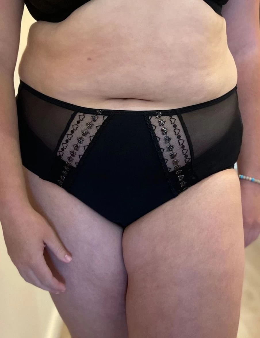 Elomi Matilda Full Brief Underwear - Disco Kiss Design - Plus Size Lingerie