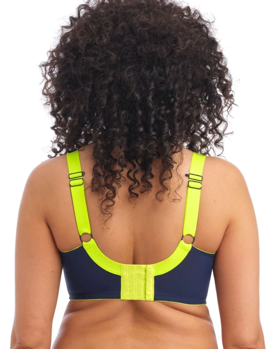 Elomi Energise Multiway Sports Bra in Navy - Supportive & Comfortable Activewear for Women
