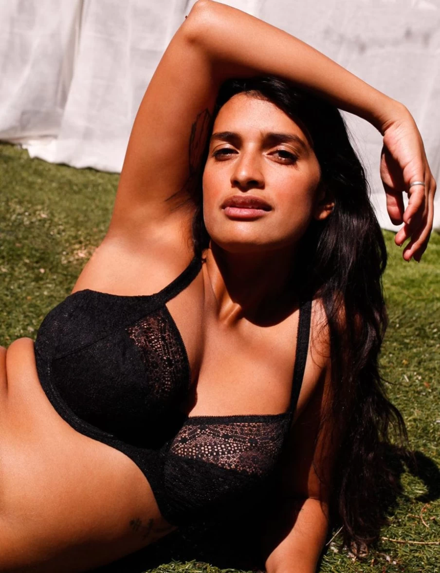 Prima Donna Twist Epirus Full Cup Bra - Black Lace Underwire Supportive lingerie