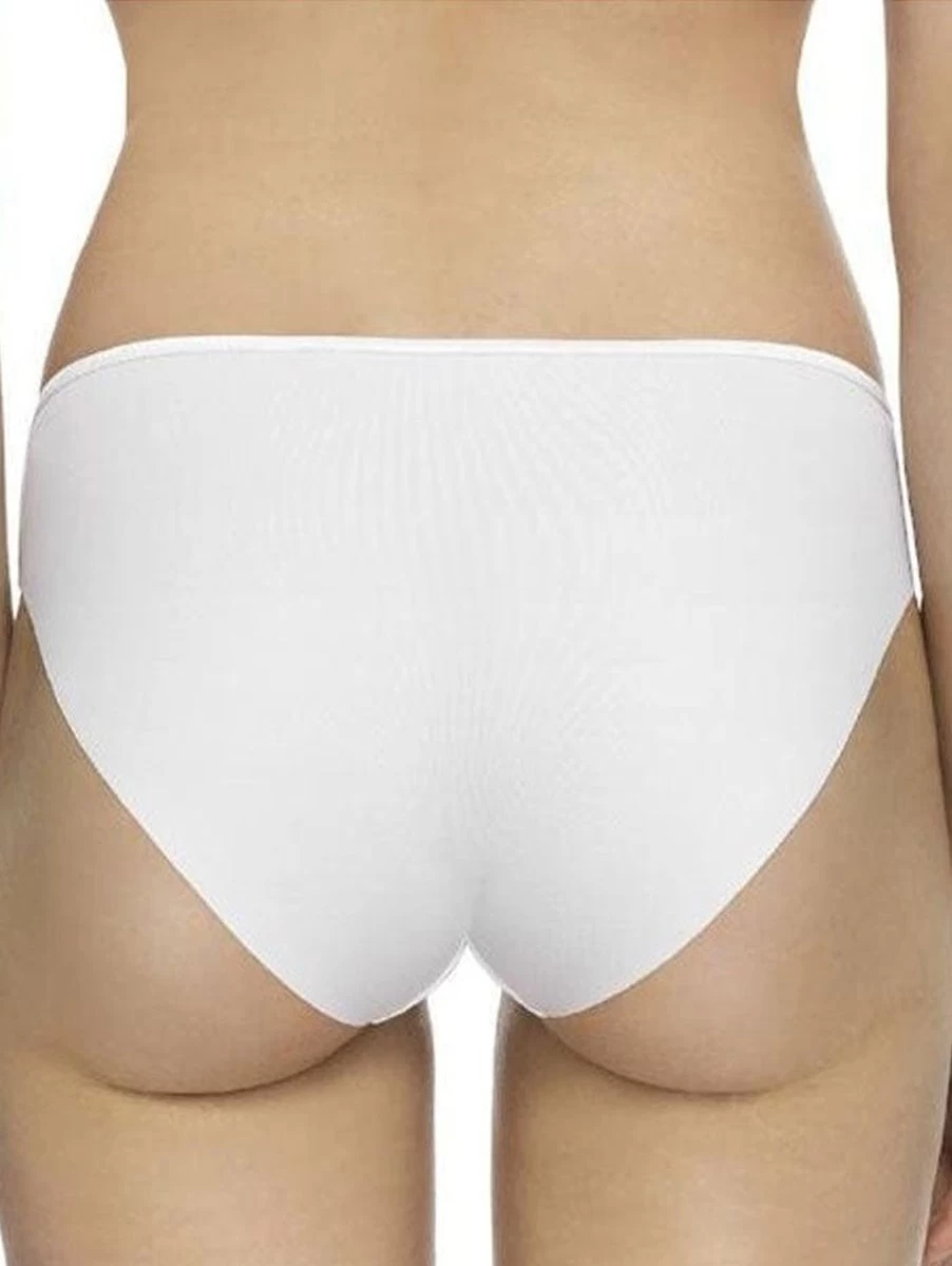 Corin Virginia Women's Free Cut Deep Brief Underwear in White - Comfortable Cotton Panties