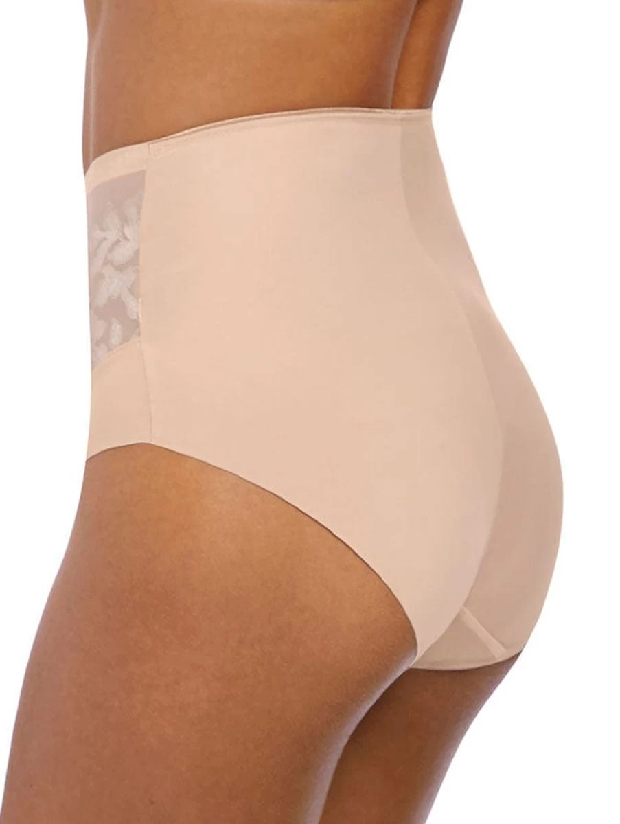 Fantasie Illusion High Waist Brief - Natural Beige Tummy Control Underwear for Women