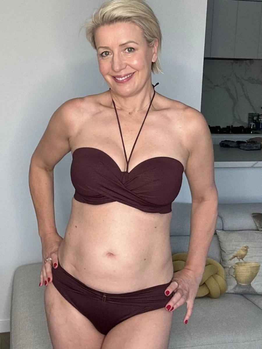Prima Donna Dalyan Padded Strapless Bikini Top in Wine Red - Comfortable & Supportive Swimwear