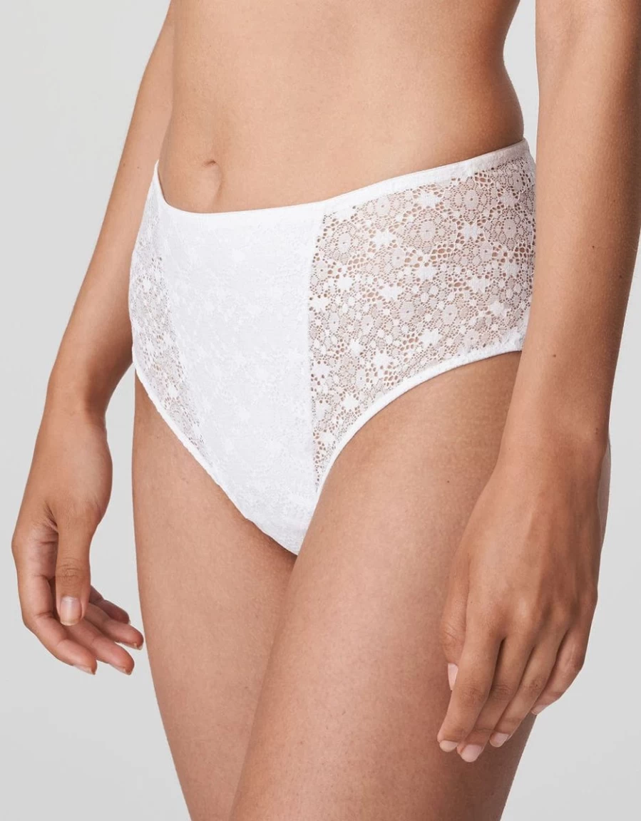 Prima Donna Twist Epirus Women's Full Brief Underwear in White | High-Quality Comfort
