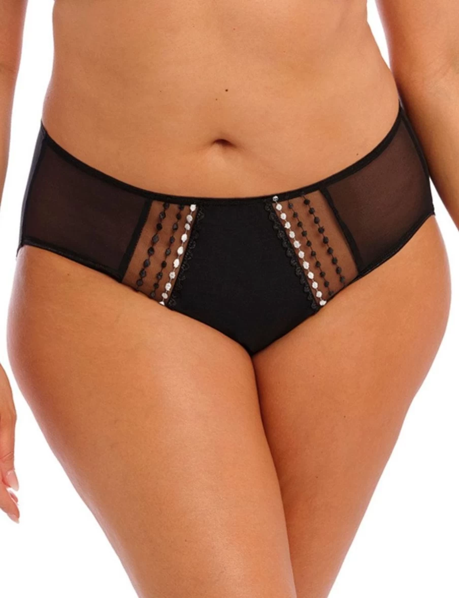 Elomi Matilda Brief Black - High-Waisted Support Underwear for Women by Elomi