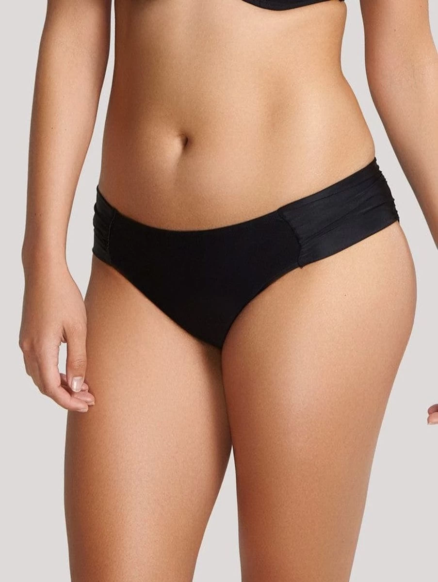 Panache Anya Riva High-Waisted Gathered Pant in Black - Stylish Comfort for Women