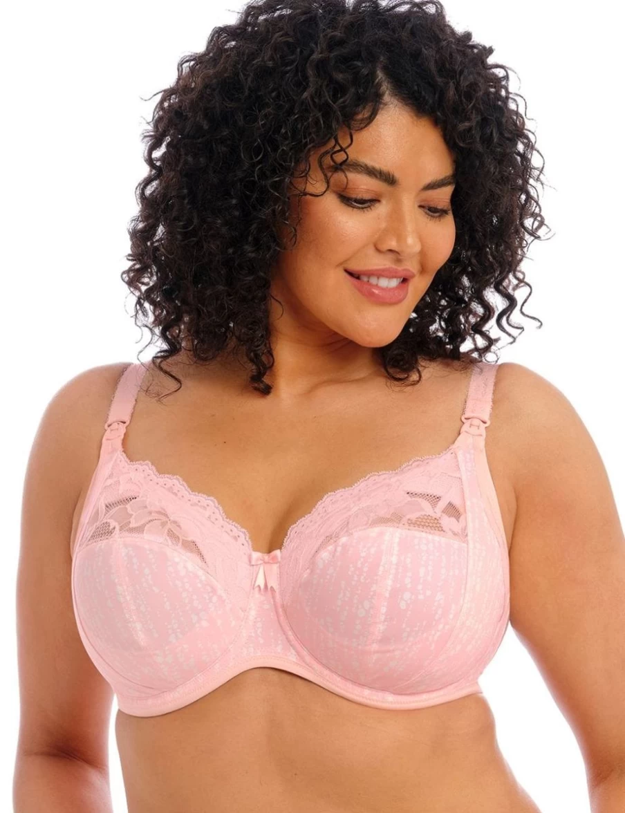 Elomi Molly UW Nursing Bra in Blush - Supportive Full-Coverage Maternity Bra for Breastfeeding