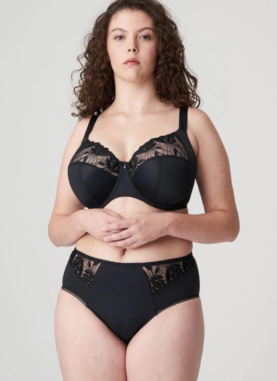 Prima Donna Orlando Full Cup Bra in Charcoal | Comfortable Supportive Lingerie by Prima Donna