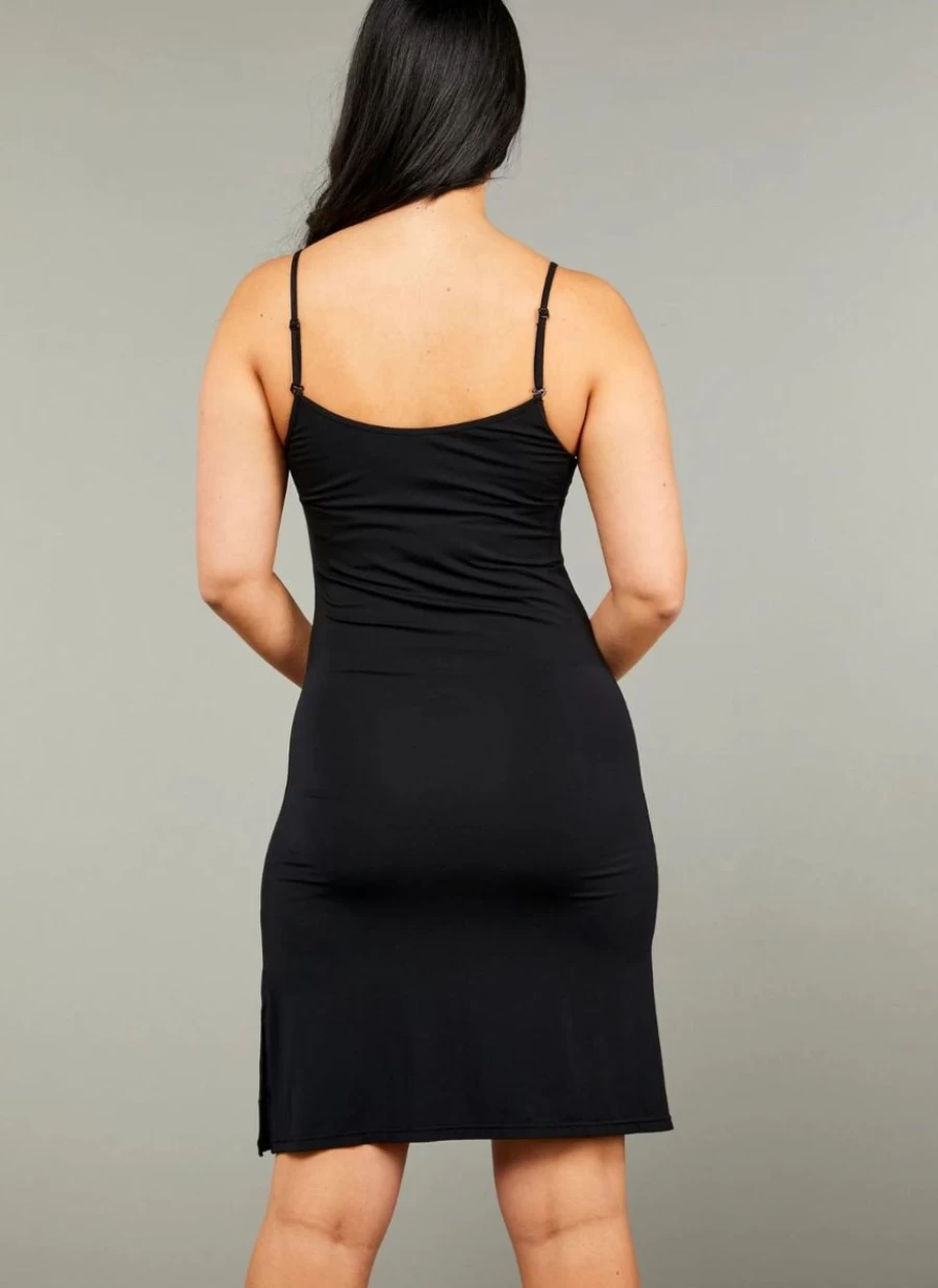 "Tani Women's Black Short Slip - Comfortable & Stylish Nightwear"