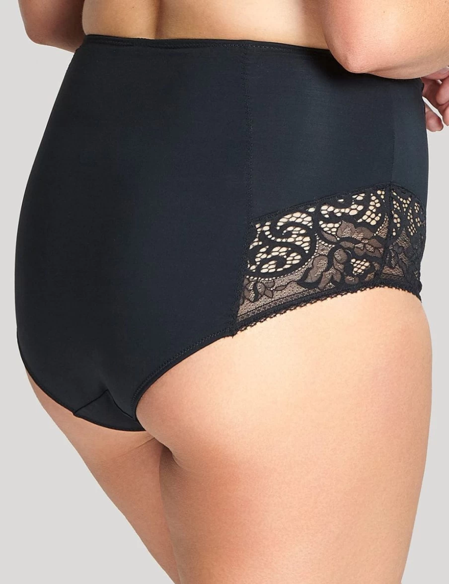 Sculptresse Estel High Waist Brief Noir - Comfortable Tummy Control Underwear for Women