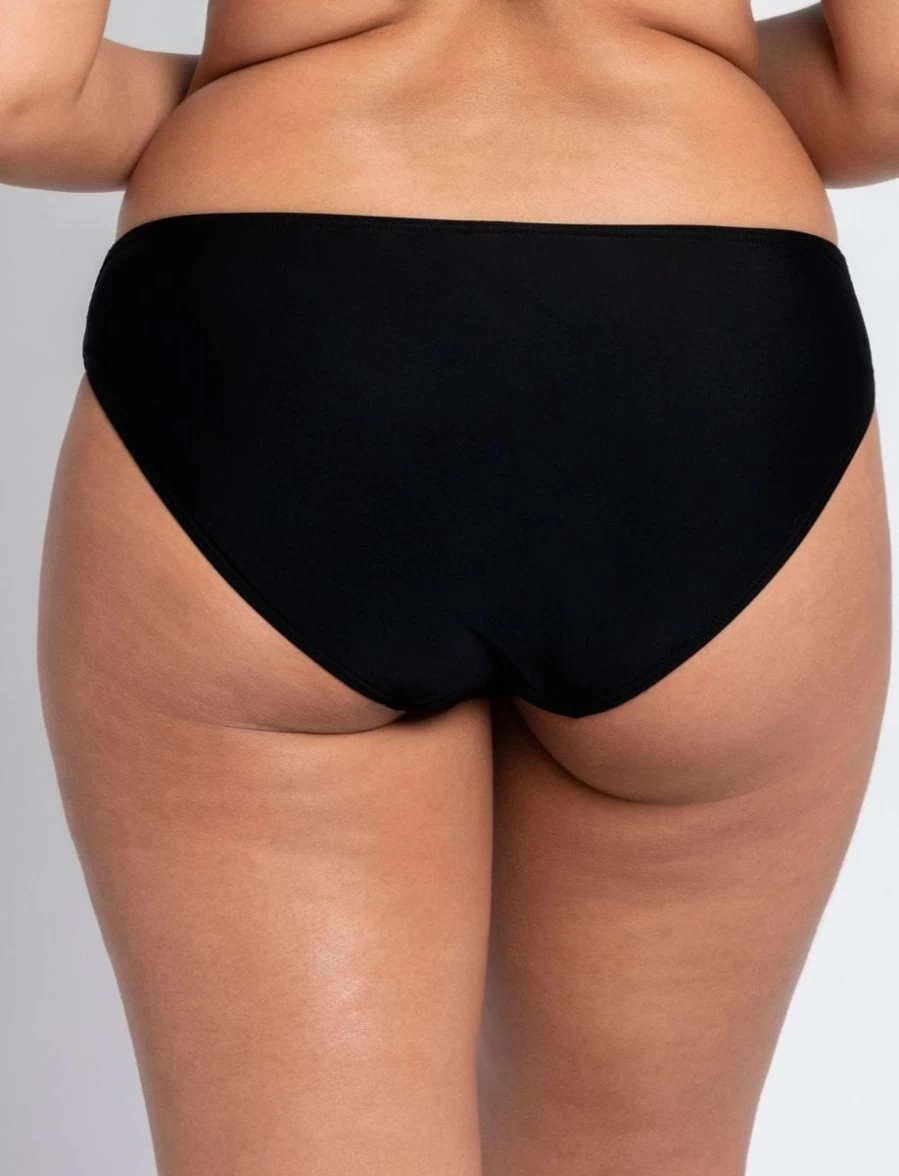 Curvy Kate Wrapsody Black Bikini Briefs for Women - Comfortable High-Waisted Underwear