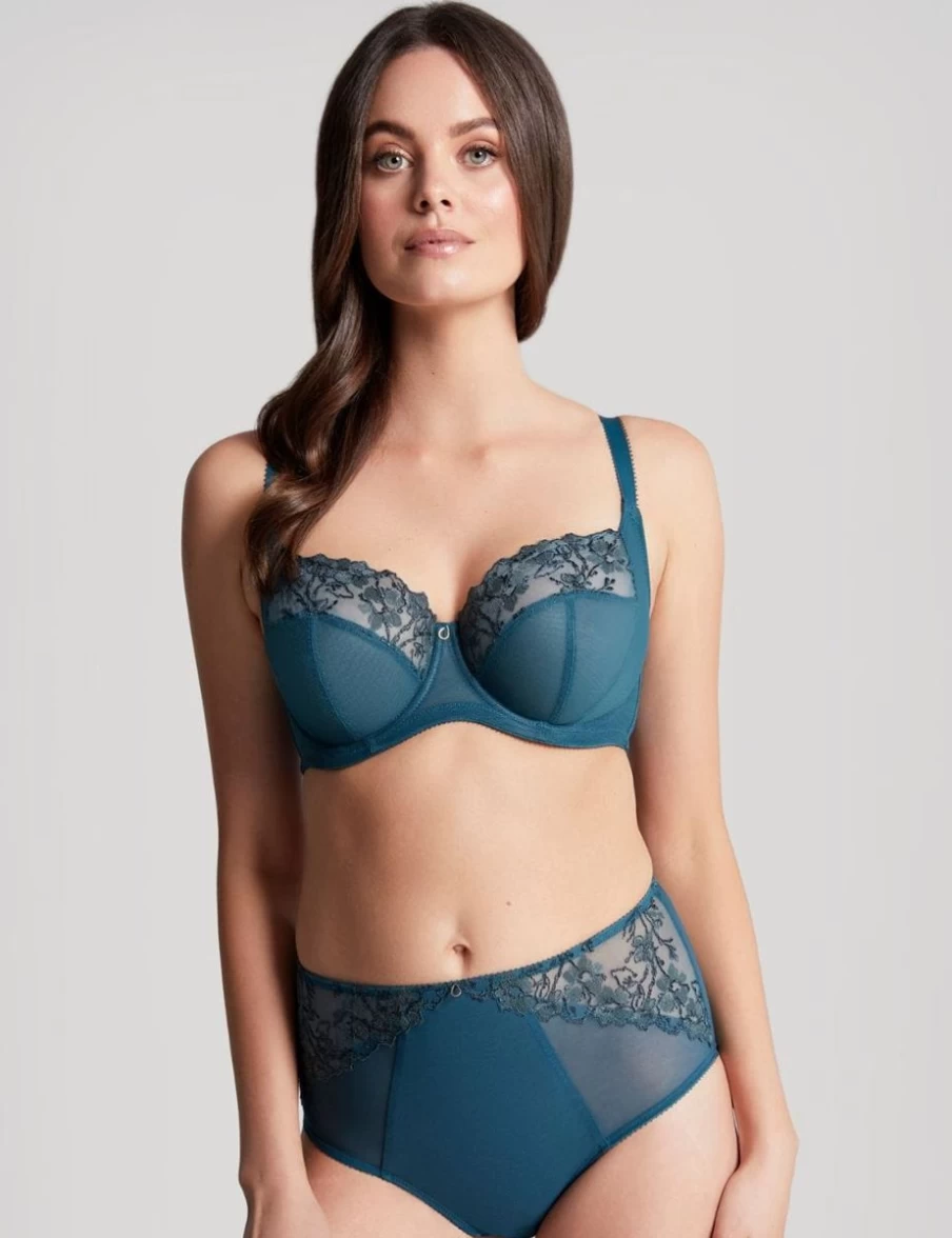Panache Emilia Full Cup Bra in Midnight Teal | Supportive Underwire Bra for Women | Panache Lingerie