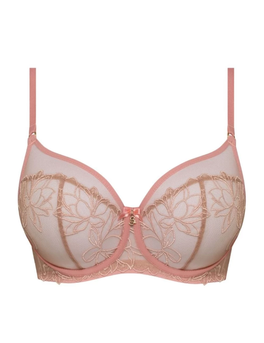 Samanta Paloma Soft Balcony Bra in Cappuccino - Comfortable Lingerie by Samanta