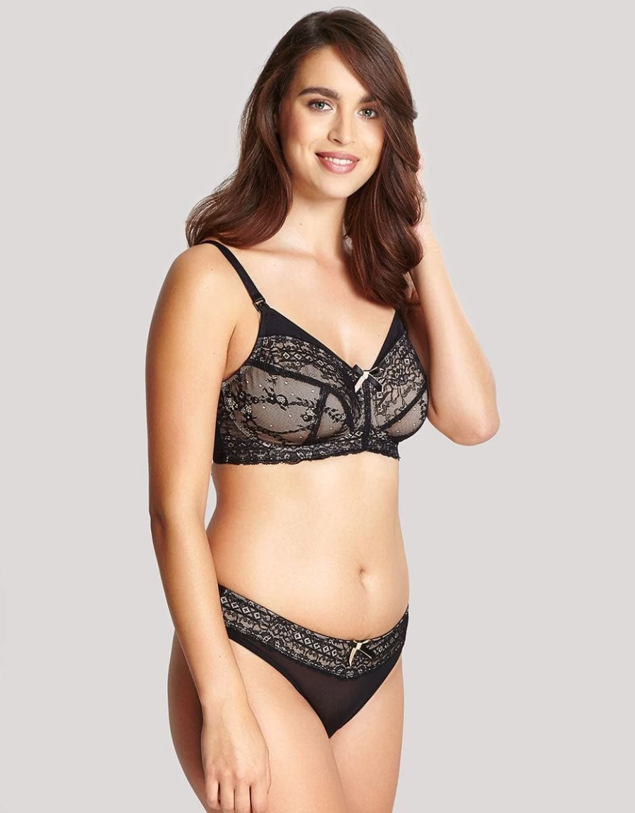 Panache Sophie Nursing Bra - Comfortable Maternity & Nursing Bra in Black