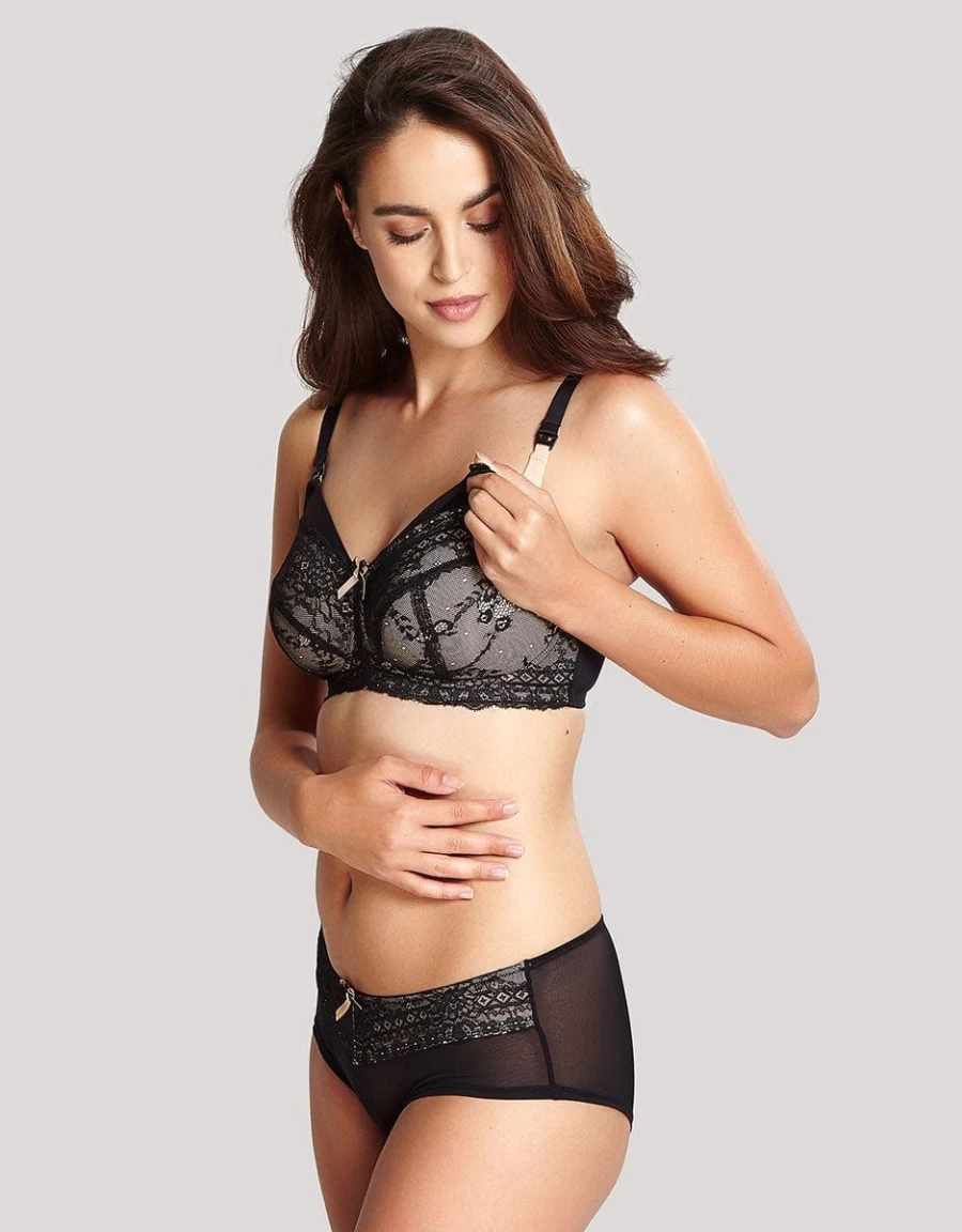 Panache Sophie Nursing Bra - Comfortable Maternity & Nursing Bra in Black