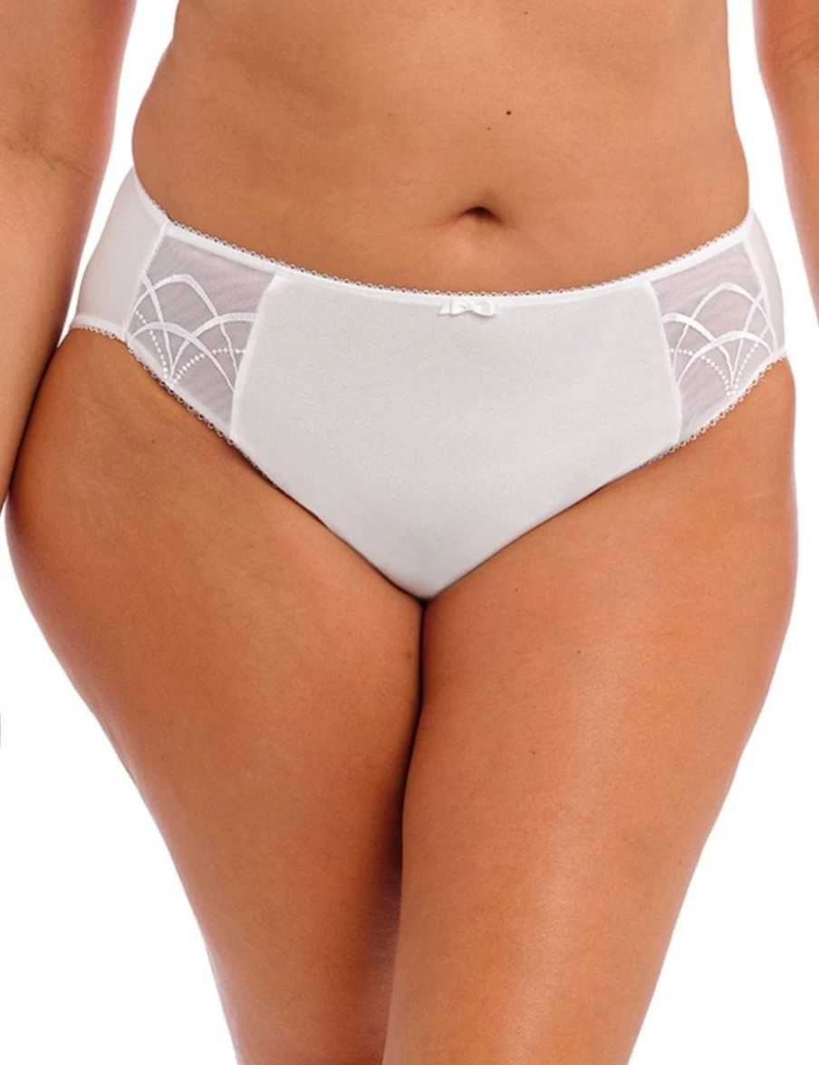 Elomi Cate Women's Supportive Comfort Brief Underwear in White
