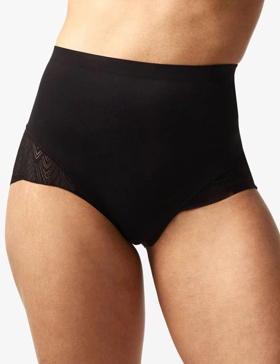Chantelle High Waist Shaping Briefs - Sexy Black Shapewear for Women
