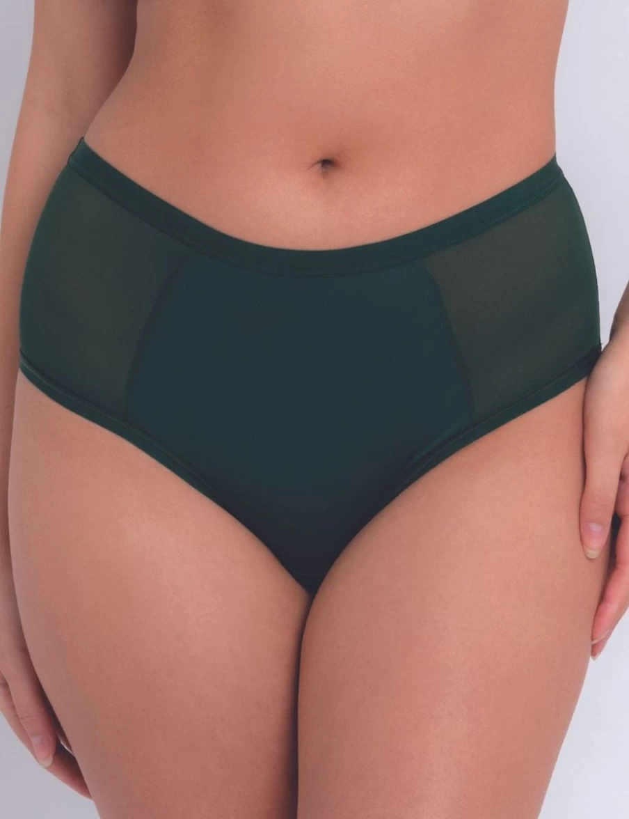 Curvy Kate Wonderfully Full Cup Bra in Forest Green - Supportive Plus Size Lingerie