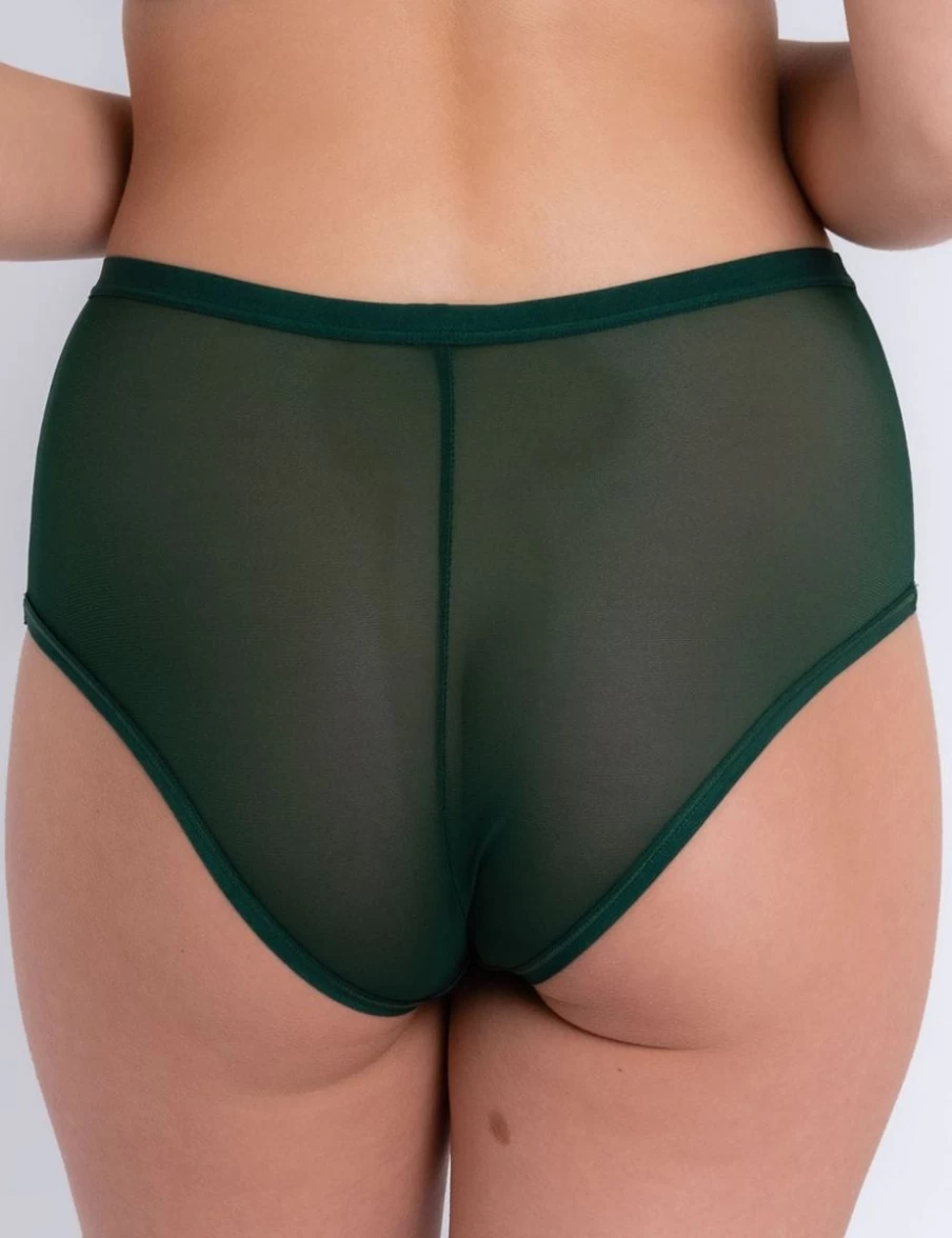 Curvy Kate Wonderfully Full Cup Bra in Forest Green - Supportive Plus Size Lingerie