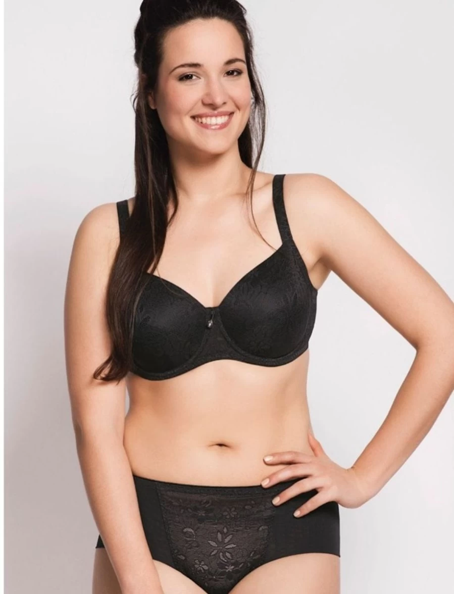 Ulla Alice Black Lace T-Shirt Bra - Comfortable & Stylish Women's Underwear